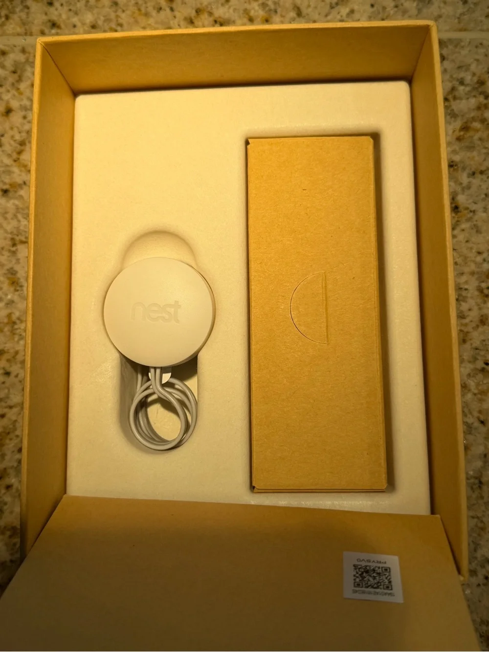 Nest Hello Wired Video Doorbell - White and Black
